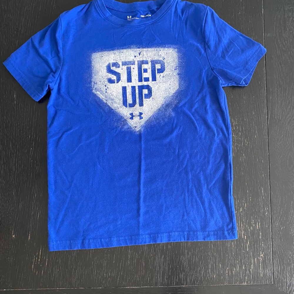 Blue Under Armour Shirt - boys M